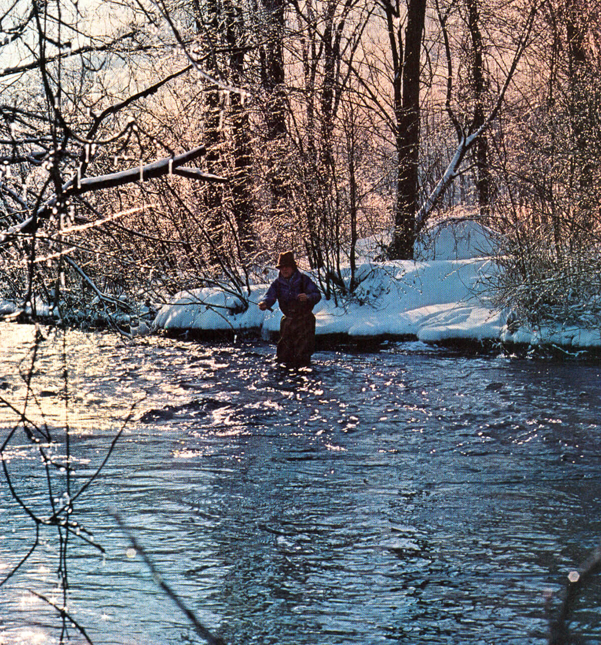 Fly Fisherman Throwback: Fishing Between the Flakes